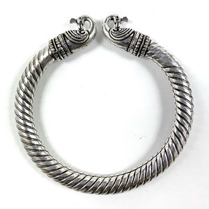 Vintage Peacock heads antique bracelet